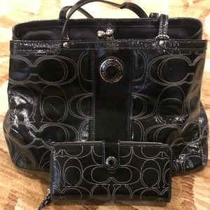 Coach Patent Leather Handbag